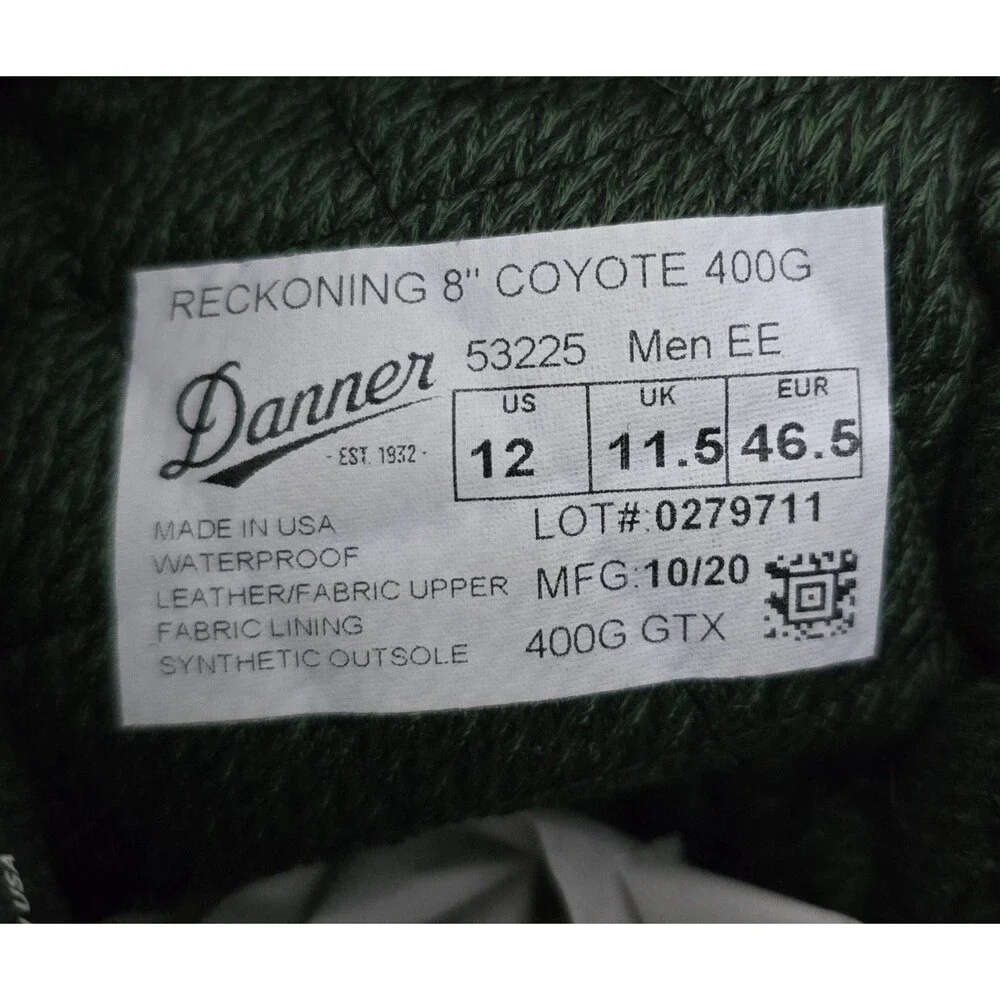 Danner Reckoning 8
